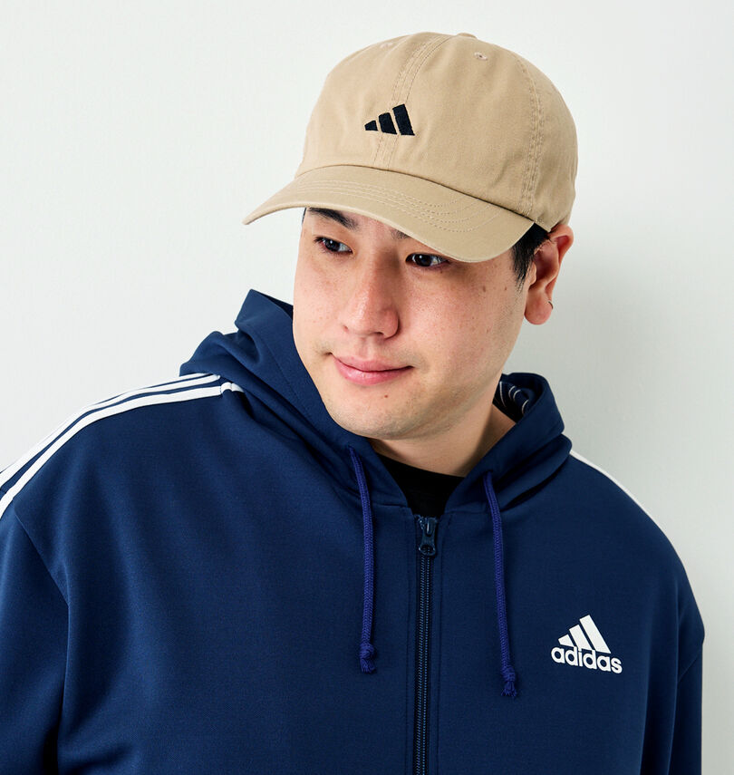 大きいサイズ メンズ adidas (アディダス) コットンツイルキャップ
                        身長：182cm/バスト：123cm/着用サイズ：4L