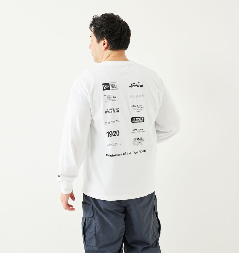 大きいサイズ メンズ NEW ERA (ニューエラ) アーカイブロゴ長袖Tシャツ
身長:182cm/バスト:123cm/着用サイズ:3L
