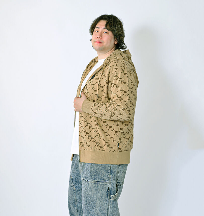 大きいサイズ メンズ DCSHOES (ディーシーシューズ) 25MONOフルジップパーカー
                        