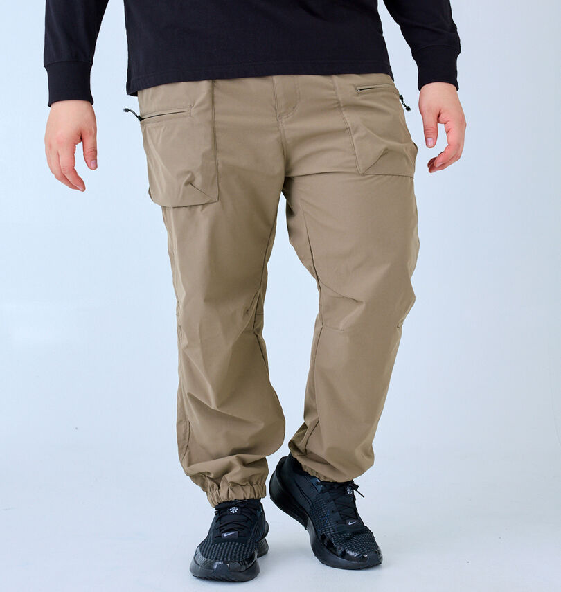 大きいサイズ メンズ OUTDOOR PRODUCTS (アウトドア プロダクツ) 撥水ストレッチワーククライミングジョガーパンツ
                        身長：182cm/ウエスト：114cm/着用サイズ：3L