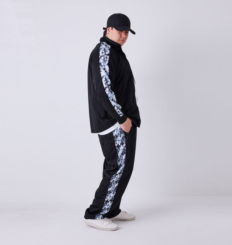 大きいサイズ メンズ Mc.S.P (エムシーエスピー) モザイクプリント切替ジャージセット