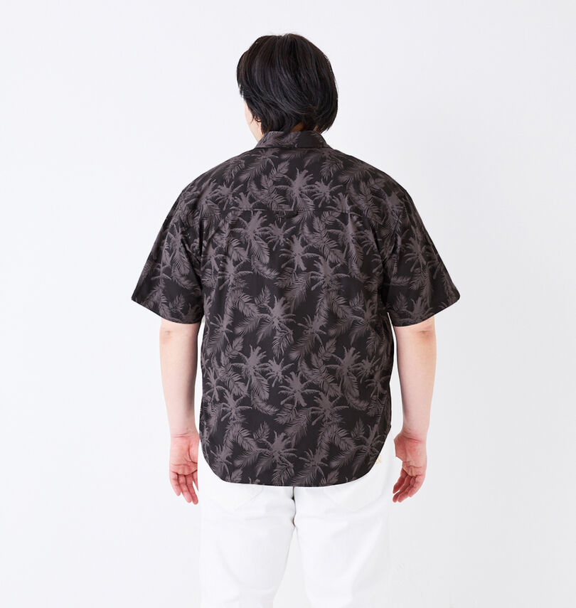 大きいサイズ メンズ KARL KANI (カール カナイ) ボタニカル柄半袖シャツ
                        