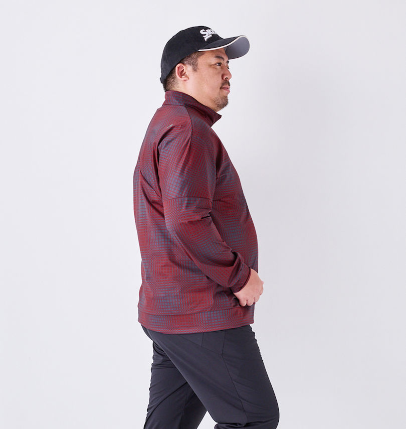 大きいサイズ メンズ SRIXON (スリクソン) 【松山プロ・星野プロ共同開発】グラフチェックプリントプロスタイルシャツ
                        