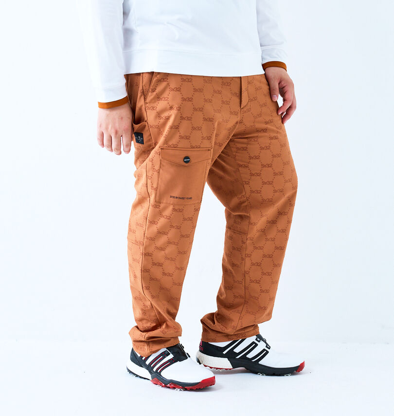 大きいサイズ メンズ SY32 by SWEET YEARS (エスワイサーティトゥバイスィートイヤーズゴルフ) フロッキーストレッチロングパンツ
                        