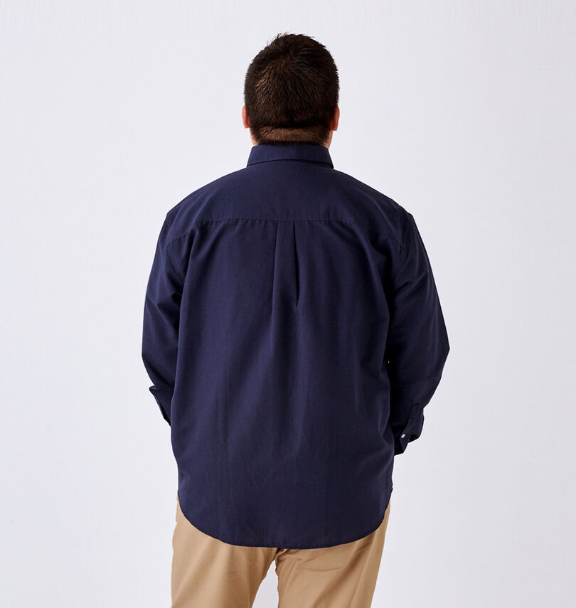 大きいサイズ メンズ Mc.S.P (エムシーエスピー) 麻混ハイブリットB.D長袖シャツ
                        