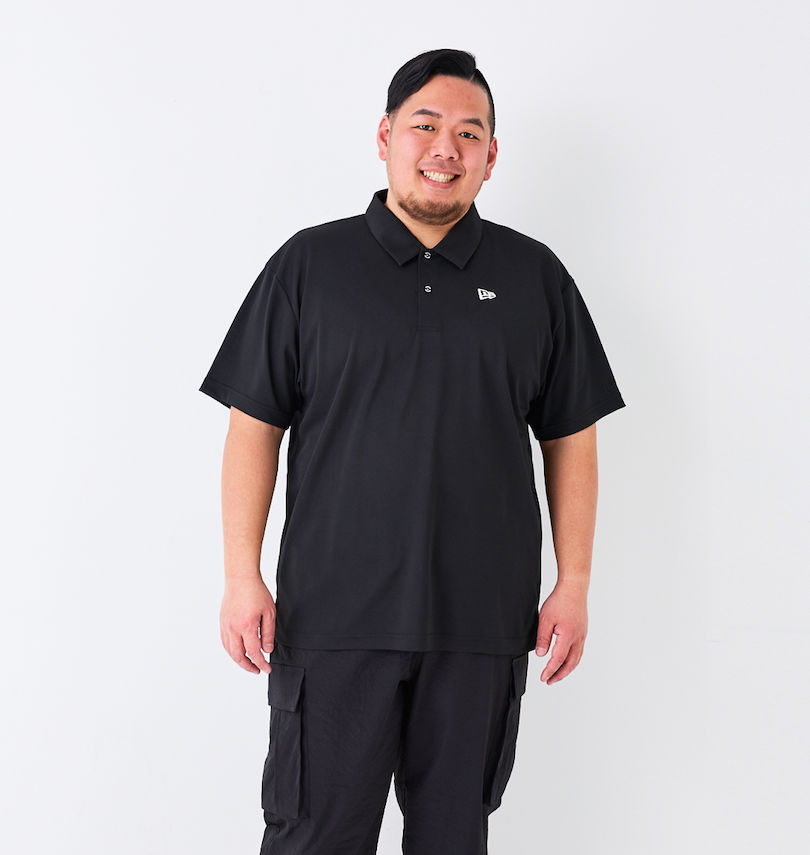 大きいサイズ メンズ NEW ERA GOLF (ニューエラ®ゴルフ) バーチカルカモロゴ半袖ポロシャツ
                        