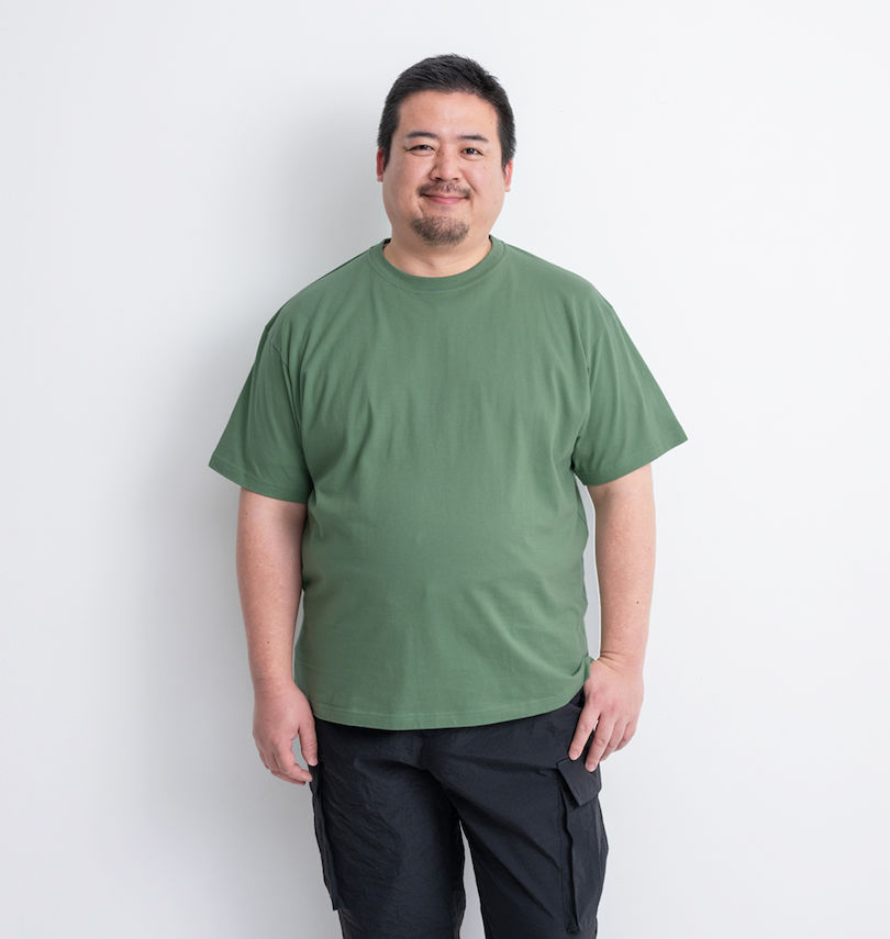 大きいサイズ メンズ Mc.S.P (エムシーエスピー) オーガニックコットンクルーネック半袖Tシャツ
身長:176.5cm/バスト:118cm/着用サイズ:3L