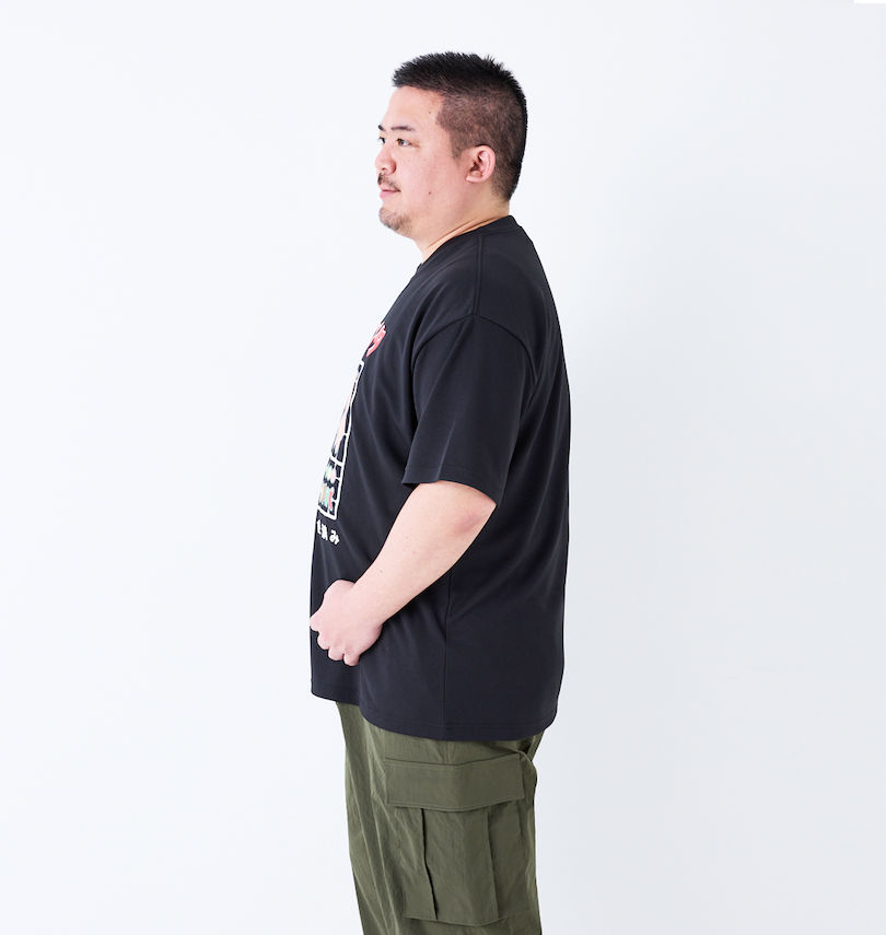 大きいサイズ メンズ 豊天 (ブーデン) プラビブタDRYハニカムメッシュ半袖Tシャツ