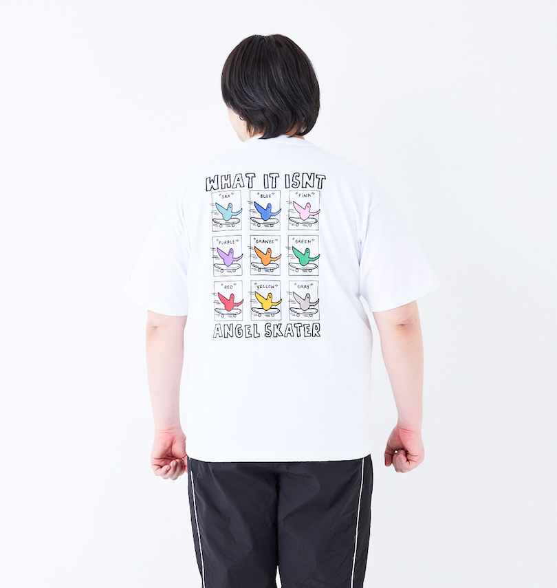 大きいサイズ メンズ (What it isNt) (ワットイットイズント) 天竺プリント半袖Tシャツ
身長:182cm/バスト:123cm/着用サイズ:3L
