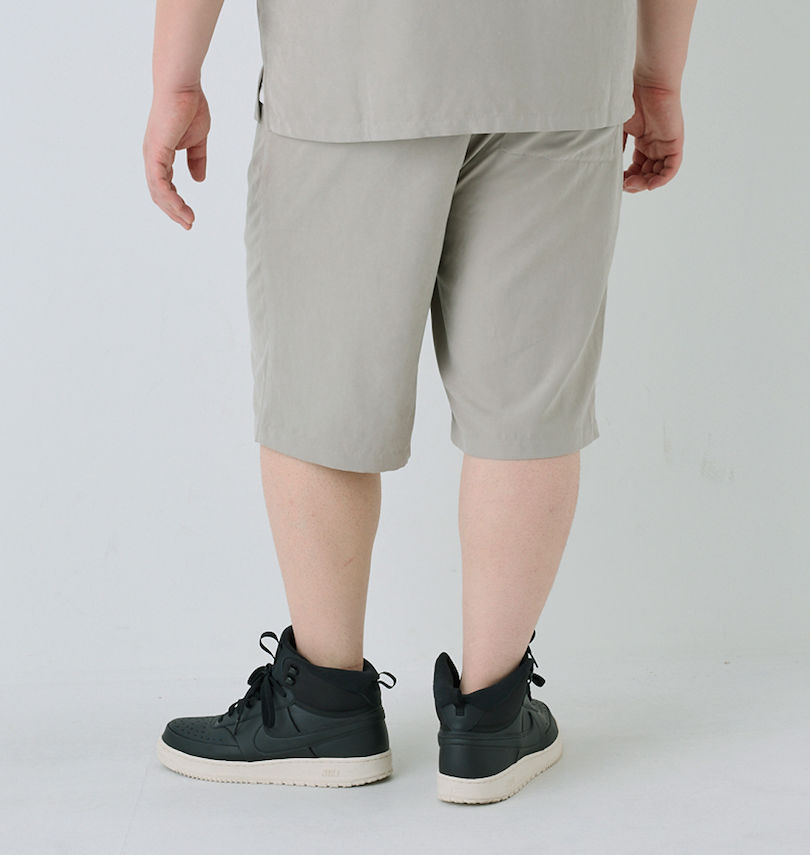 大きいサイズ メンズ in the attic (インジアティック) 刺繍ポリピーチハーフパンツ