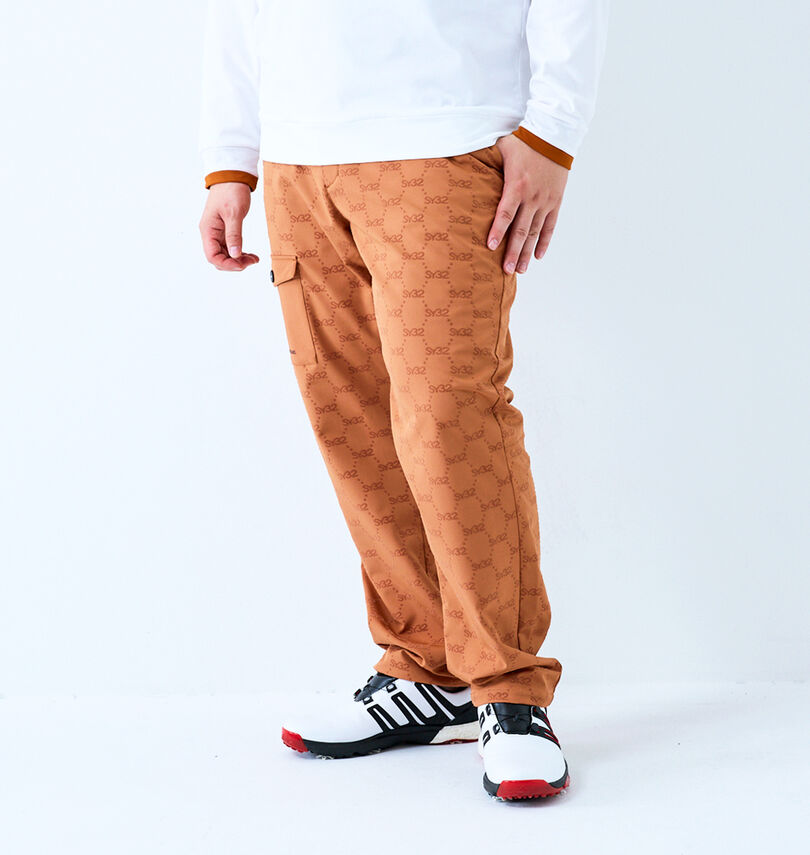 大きいサイズ メンズ SY32 by SWEET YEARS (エスワイサーティトゥバイスィートイヤーズゴルフ) フロッキーストレッチロングパンツ
                        