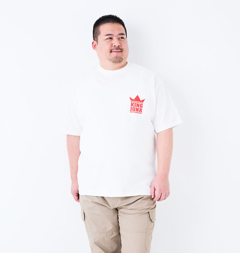 大きいサイズ メンズ SHELTY (シェルティ) 天竺プリントポケット付半袖Tシャツ
                        