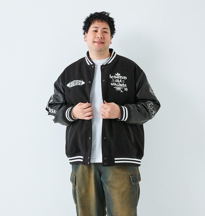 大きいサイズ メンズ DCSHOES (ディーシーシューズ) 25VARSITYジャケット
身長:182cm/バスト:123cm/着用サイズ:3L