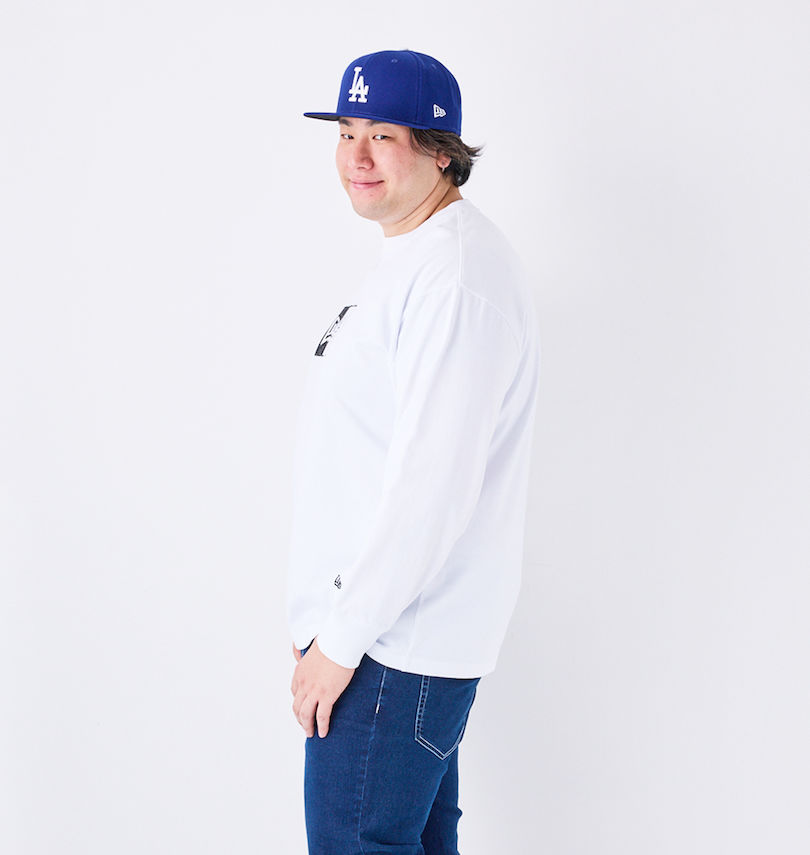 大きいサイズ メンズ NEW ERA (ニューエラ) ボックスロゴ長袖Tシャツ
                        