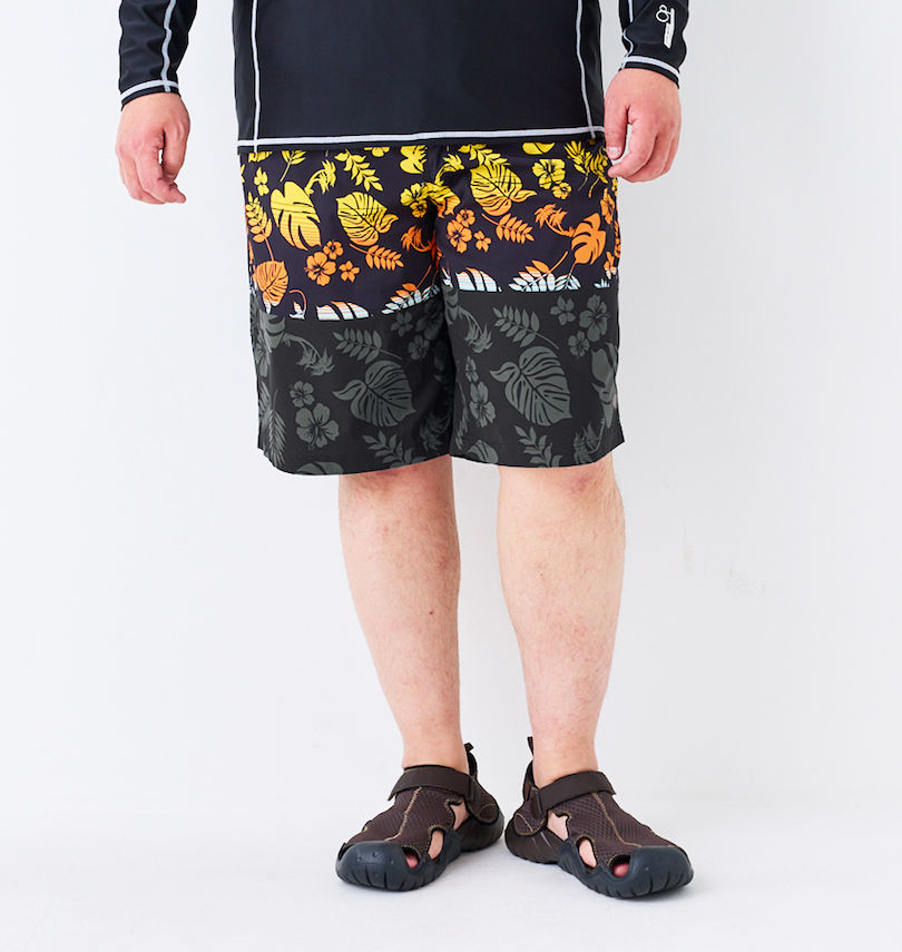 大きいサイズ メンズ OCEAN PACIFIC (オーシャンパシフィック) ストレッチサーフパンツ
                        身長：178cm/ウエスト：109cm/着用サイズ：3L