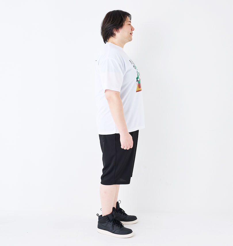 大きいサイズ メンズ 黒柴印和んこ堂 (クロシバジルシワンコドウ) 盆栽半袖Tシャツ+ハーフパンツ
                        