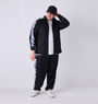 身長:182cm/B:123cm/W:114cm/着用サイズ:3L