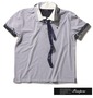 Pincponc ネクタイ付ポロシャツ(半袖)