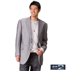 大きいサイズ メンズ RYOKO KIKUCHI HOMME2 (リョコキクチオムツー) 2ツ釦ジャケット