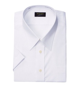 MANCHES レギュラーカラーシャツ(半袖)
