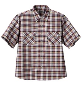 大きいサイズ メンズ OUTDOOR PRODUCTS (アウトドア プロダクツ) チェックシャツ(半袖)