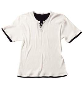 大きいサイズ メンズ Pincponc (ピンクポンク) ヘンリーTシャツ半袖