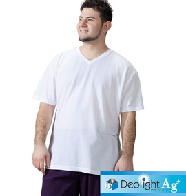 大きいサイズ メンズ Deolight Ag (デオライトエージー) 半袖VTシャツ