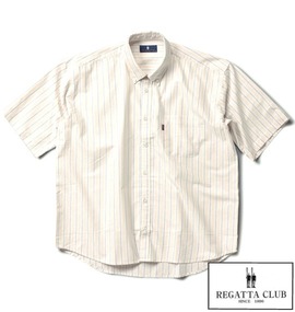 大きいサイズ メンズ REGATTA CLUB (レガッタクラブ) オックスB.Dシャツ(半袖)