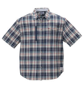 大きいサイズ メンズ OUTDOOR PRODUCTS (アウトドア プロダクツ) チェック半袖マウンテンシャツ