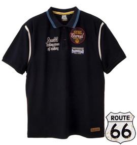 大きいサイズ メンズ ROUTE66 (ルート66) ポロシャツ(半袖)