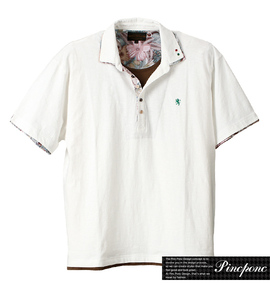大きいサイズ メンズ Pincponc (ピンクポンク) 2枚衿ポロシャツ(半袖)