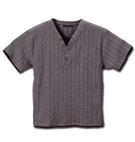 大きいサイズ メンズ Mc.S.P (エムシーエスピー) Yヘンリー半袖Tシャツ