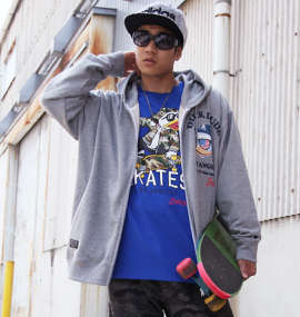 b-one-soul DUCKフルジップパーカー