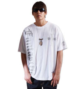 大きいサイズ メンズ ZAPATEAR (ザパティア) クロス半袖Tシャツ