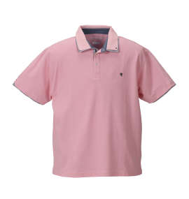 Timely Warning 鹿の子はと目半袖ポロシャツ