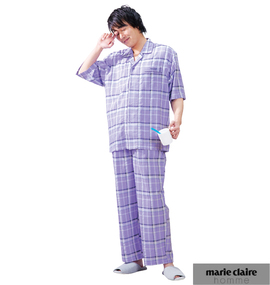 大きいサイズ メンズ marie claire homme (マリクレールオム) 半袖パジャマ
