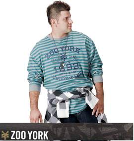 大きいサイズ メンズ ZOO YORK (ズーヨーク) ボーダーTシャツ