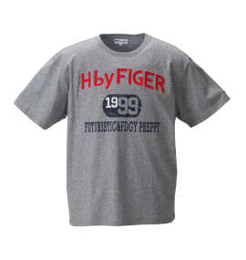 大きいサイズ メンズ H by FIGER (エイチバイフィガー) 粗杢天竺半袖Tシャツ