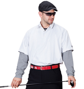 大きいサイズ メンズ adidas golf (アディダスゴルフ) 半袖ポロシャツ+長袖Tシャツ