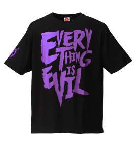 大きいサイズ メンズ 新日本プロレス (シンニホンプロレス) EVIL×L・I・J「Everything is EVIL」半袖Tシャツ
