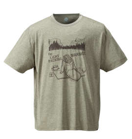 大きいサイズ メンズ Marmot (マーモット) ヘザーカウボーイキャンプ半袖Tシャツ