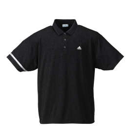 大きいサイズ メンズ adidas golf (アディダスゴルフ) トライバル柄半袖ポロシャツ