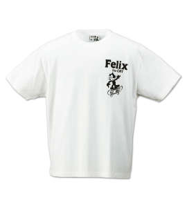大きいサイズ メンズ FELIX THE CAT (フィリックス　ザ　キャット) 半袖Tシャツ