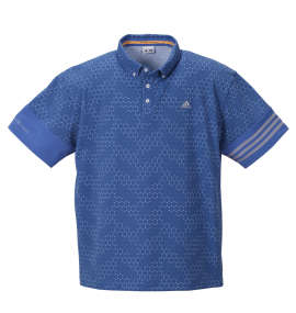 大きいサイズ メンズ adidas golf (アディダスゴルフ) ジオメトリックプリント半袖B.Dシャツ