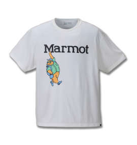 大きいサイズ メンズ Marmot (マーモット) マーヴィンマーモット半袖Tシャツ