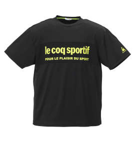 大きいサイズ メンズ LE COQ SPORTIF (ルコックスポルティフ) ドライジャカードニット半袖Tシャツ