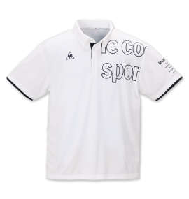 大きいサイズ メンズ LE COQ SPORTIF (ルコックスポルティフ) ソフトダブルメッシュ半袖ポロシャツ