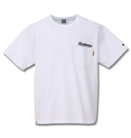 大きいサイズ メンズ RealBvoice (リアルビーボイス) ポリネシアンタトゥーロゴ胸ポケット半袖Tシャツ