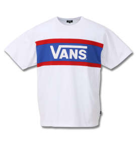 大きいサイズ メンズ VANS (バンズ) カラーパネル半袖Tシャツ