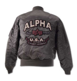 大きいサイズ メンズ ALPHA INDUSTRIES (アルファ インダストリーズ) MA-1ジャケット